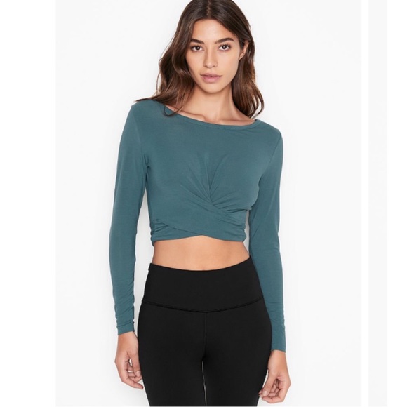 Victoria's Secret Tops - Victoria’s Secret Modal Long-sleeve Twist Tee